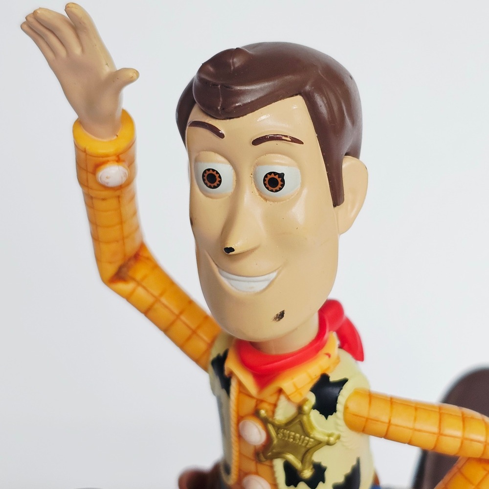 Vintage Toy‎ Story 7" Galloping Bullseye and Woody 1996 Disney Pixar Mattel 1258 - Picture 2 of 16